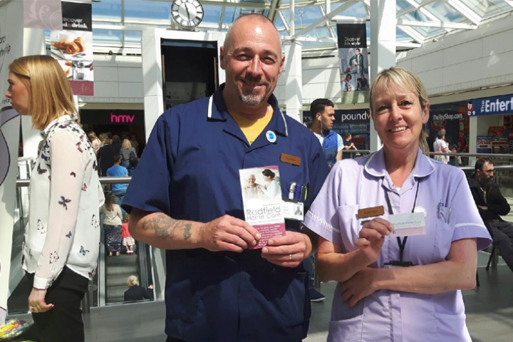Careers in Care on offer at Shrewsbury shopping centre!