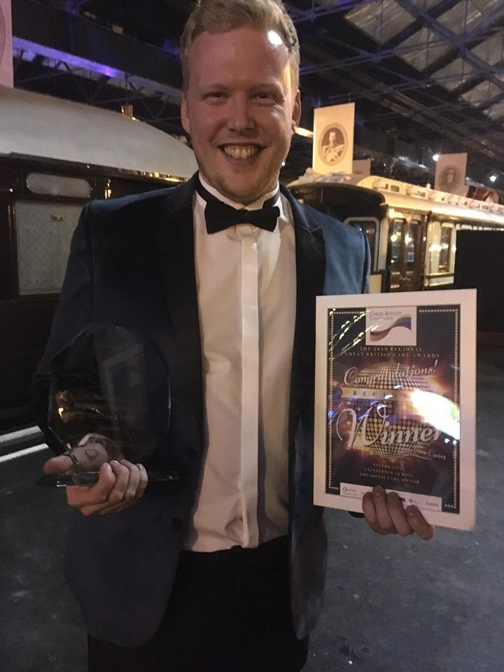 Home Care Registered Manager of the Year | Matthew Nutting, Radfield Home Care Harrogate, Wetherby & North Yorkshire Home Care Registered Manager of the Year | Matthew Nutting, Radfield Home Care Harrogate, Wetherby & North Yorkshire