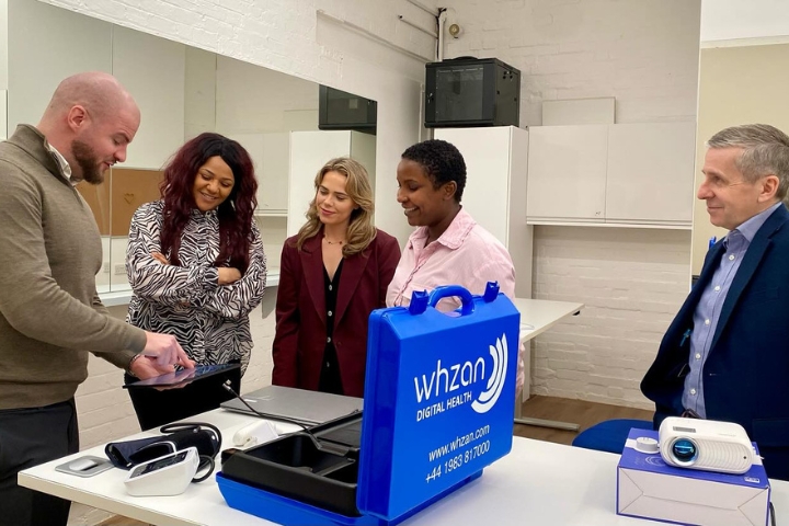 Enhancing Home Care with Whzan Blue Box at Radfield Home Care Camden